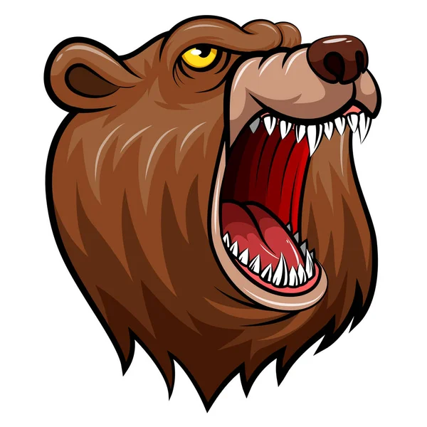 Maskotka dzikiego niedźwiedzia — Wektor stockowy