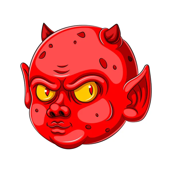 A baby devil cartoon character — Stock Vector