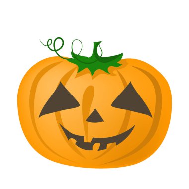 Beyaz suratlı, Cadılar Bayramı balkabağı.