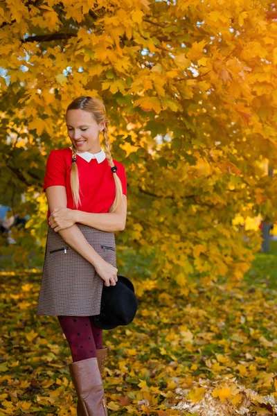 Model Herfst Bos — Stockfoto