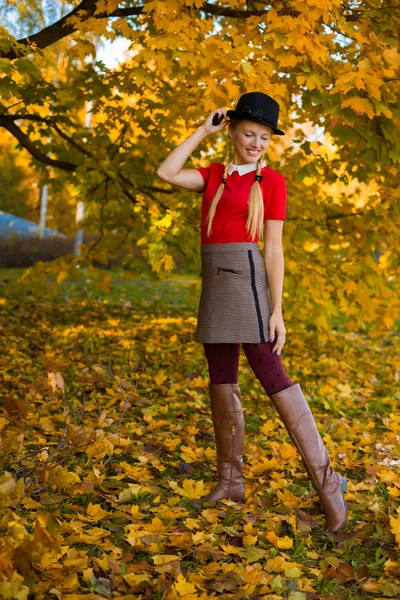 Model Herfst Bos — Stockfoto