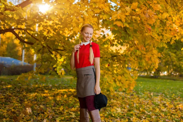 Model Herfst Bos — Stockfoto