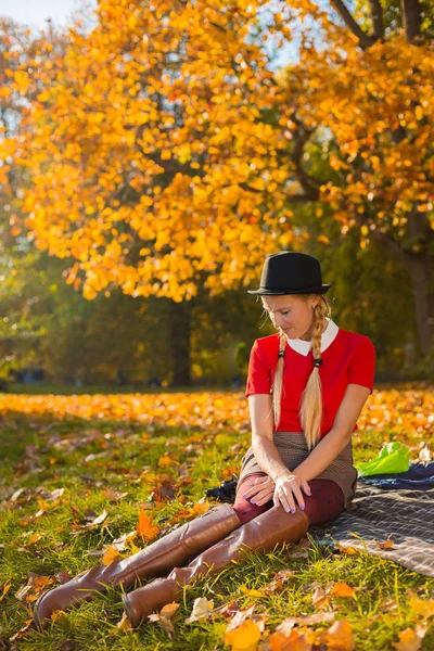 Model Herfst Bos — Stockfoto