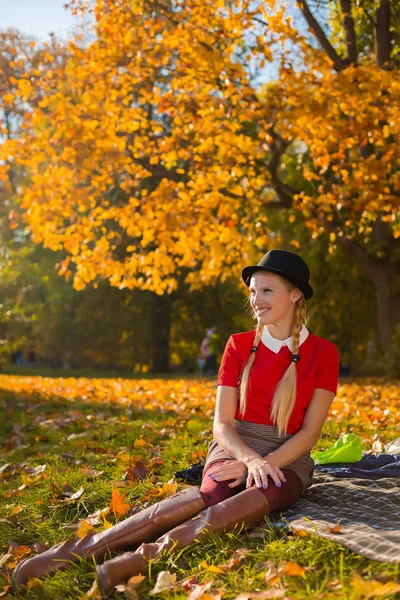 Model Herfst Bos — Stockfoto