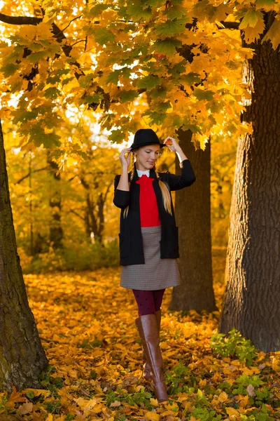 Model Herfst Bos — Stockfoto