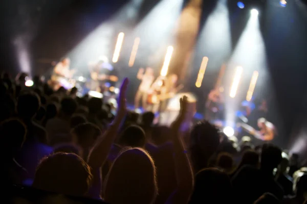 Canlı konserde kalabalık