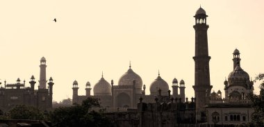 Lahore old city skyline clipart