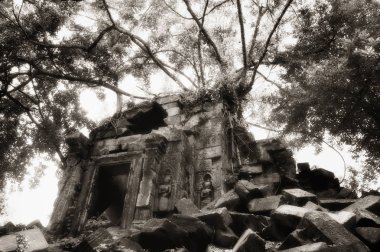 Dağılan Angkor tapınağı