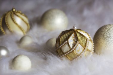 Noel bauble kompozisyon