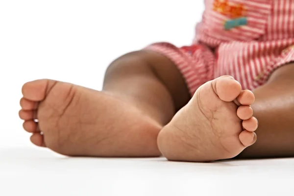 Close-up of feet of Indian baby — Stock Photo, Image