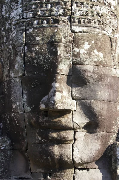 バイヨン寺院の顔, アンコール — ストック写真
