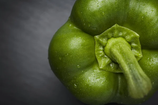 Closeup of a green paprika. — Stock Photo, Image