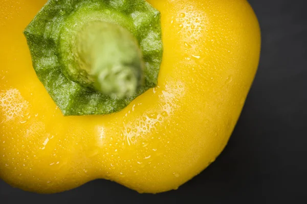 Macro of a yellow paprika. — Stock Photo, Image
