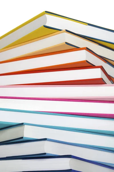 Close-up de pilha de liquidação de livros — Fotografia de Stock
