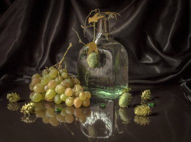 Natürmort Yeşil üzüm ile