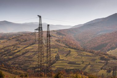 Güzel sonbahar Karpatlar Manzara