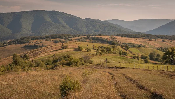 Frumos Apus Soare Carpați — Fotografie, imagine de stoc