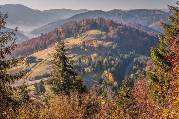 Peisajul Frumoaselor Carpați Toamnă — Fotografie, imagine de stoc