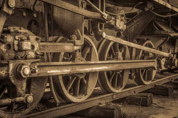 Vecchio Treno Vapore Museo — Foto Stock