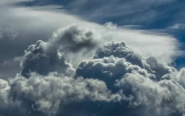 Paysage Nuages Tonnerre Dans Ciel — Photo