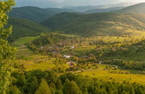 Ландшафт Літніх Карпатських Гір — стокове фото