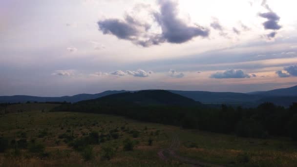 Peisaj Primăvară Munții Carpați — Videoclip de stoc