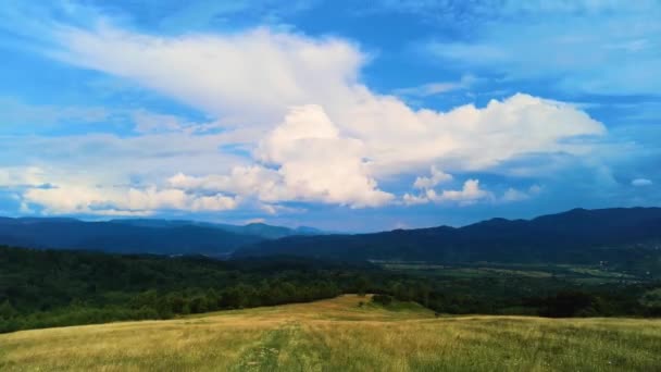 Zeitraffer Landschaften Der Karpaten Sommer — Stockvideo