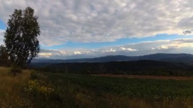 Yaz aylarında Karpat Dağları Timelapse Manzaralar