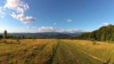 Yaz aylarında Karpat Dağları Timelapse Manzaralar