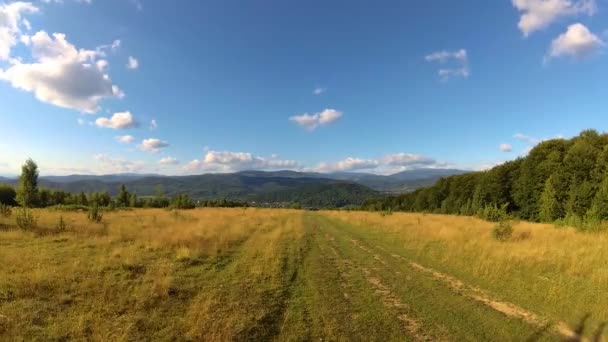 Zeitraffer Landschaften Der Karpaten Sommer — Stockvideo