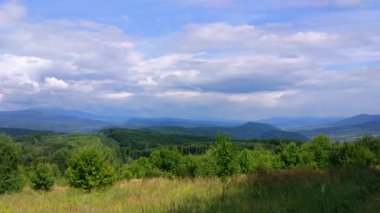 Yaz aylarında Karpat Dağları Timelapse Manzaralar