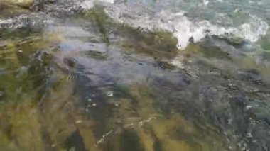 Yaz aylarında dağ nehir suyu