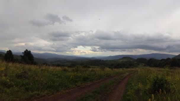 Timelapse Outono Paisagens Dos Cárpatos — Vídeo de Stock