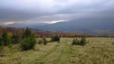 Sonbahar Karpat manzara timelapse