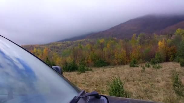 Timelapse Otoño Paisajes Los Cárpatos — Vídeo de stock