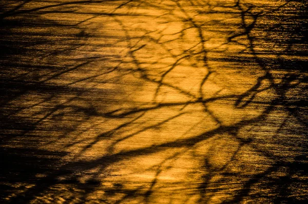Τοπίο Που Ονομάζεται Σκιές Πορτοκαλί Πάγο — Φωτογραφία Αρχείου