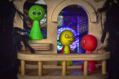 Cadılar Bayramı partisi atmosferi