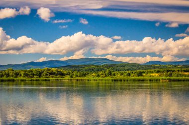 Sunny Transcarpathia denilen manzara