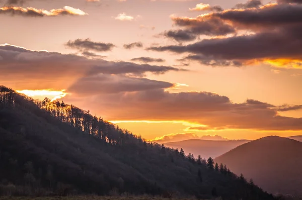 Sunny Transcarpathia Denilen Manzara — Stok fotoğraf