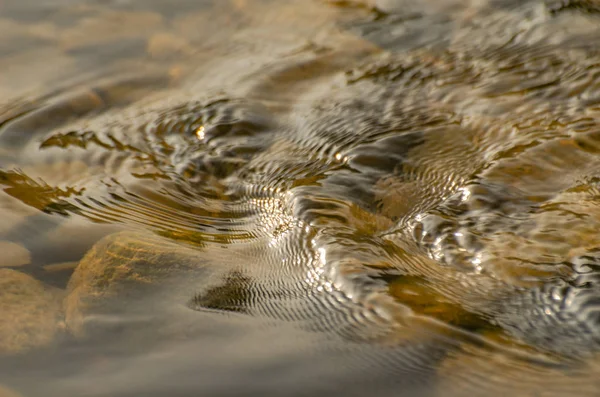 Горная Река Закате — стоковое фото