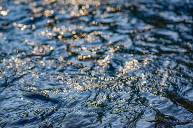 Bir dağ nehrinin derisi denilen manzara 