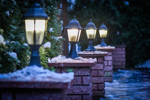 Landscape called Light and ice 