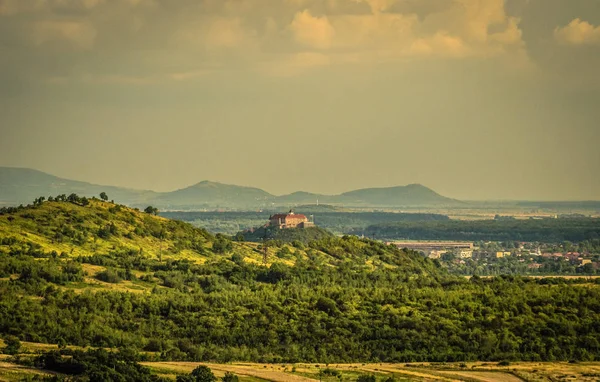 Peisaj Numit Castelul Palanok — Fotografie, imagine de stoc