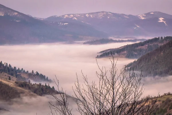 Peisaj Numit Sinevir Răsăritul Soarelui — Fotografie, imagine de stoc