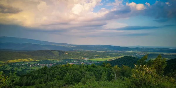 Landschap Genaamd Sunny Transcarpathia — Stockfoto