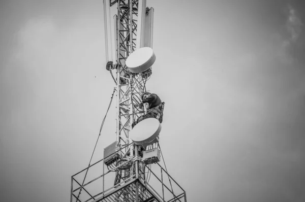 Paisagem Chamada Torre Comunicador — Fotografia de Stock