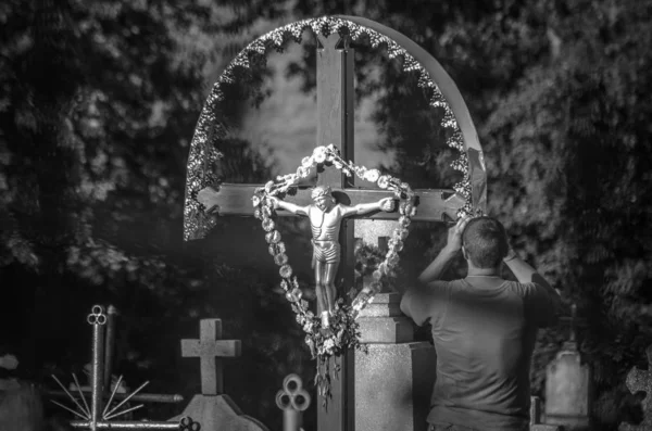 Bakım Blackandwhite Adlı Manzara — Stok fotoğraf