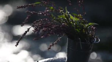 Çiçekli oyuncak kova