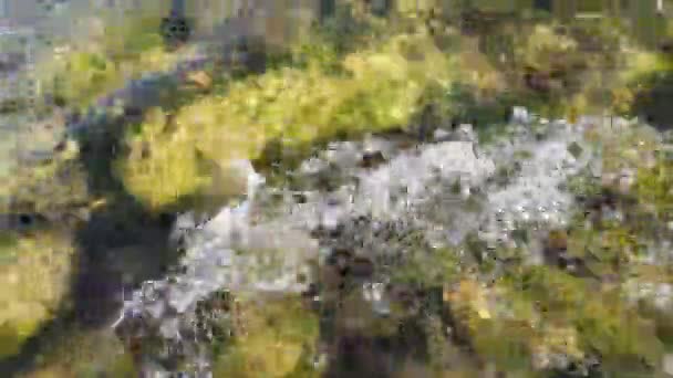 Soirée à la rivière de montagne 