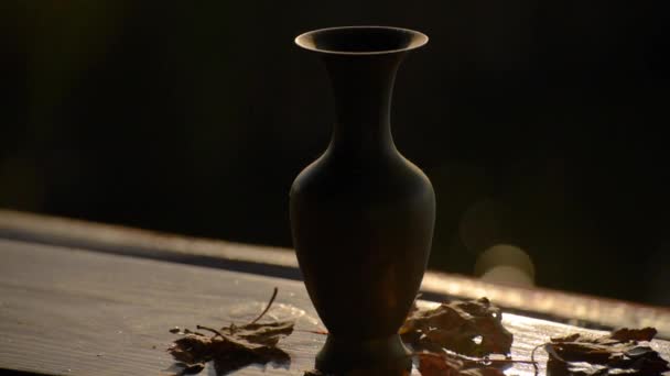 Still Life Decorative Dishes — Stock Video